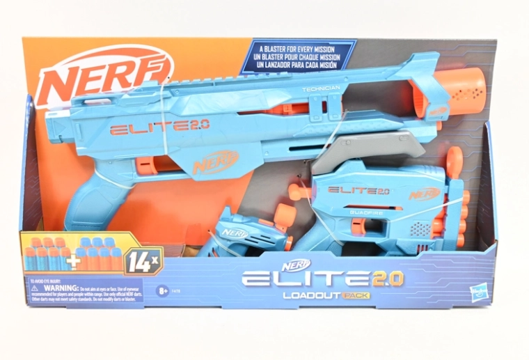 Nerf Elite 2.0 Loadout Pack – Set aus drei Blastern mit Darts