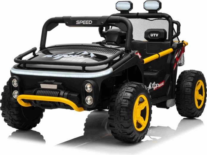 Elektrisches Kinder-Buggy-Auto UTV SPEED 24V, schwarz