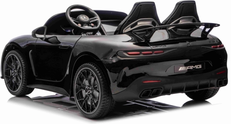 Elektrisches Kinderauto MERCEDES-BENZ GT63 AMG 24V – schwarz, zweisitzig