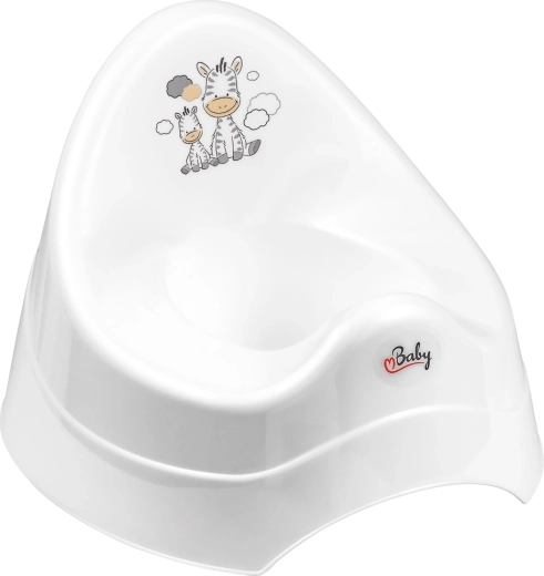 Maltex Töpfchen mit Musik Zebra – weiß