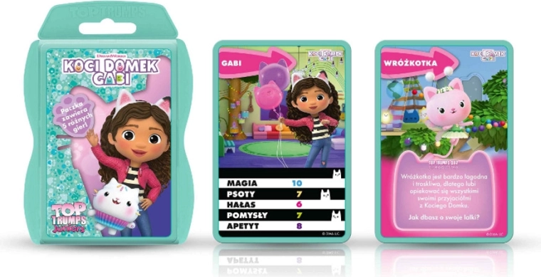 Kartengesellschaftsspiel Top Trumps Junior – Gabi und das Katzenhaus