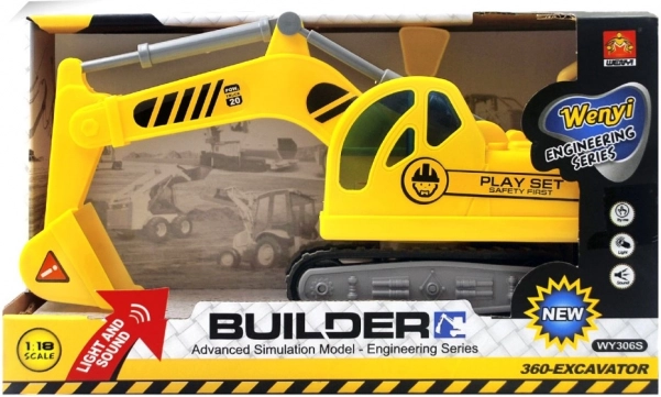 Kinderbagger mit Ton- und Lichteffekten