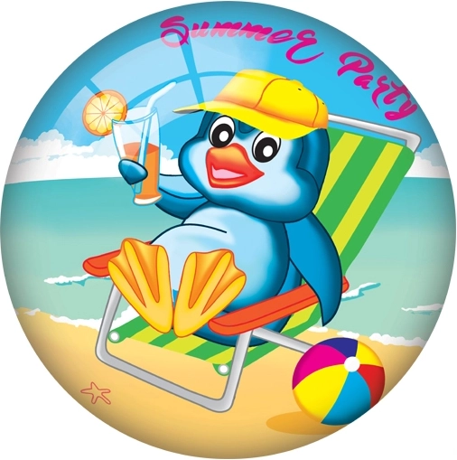 Kinderball mit fröhlichem Pinguin 23 cm