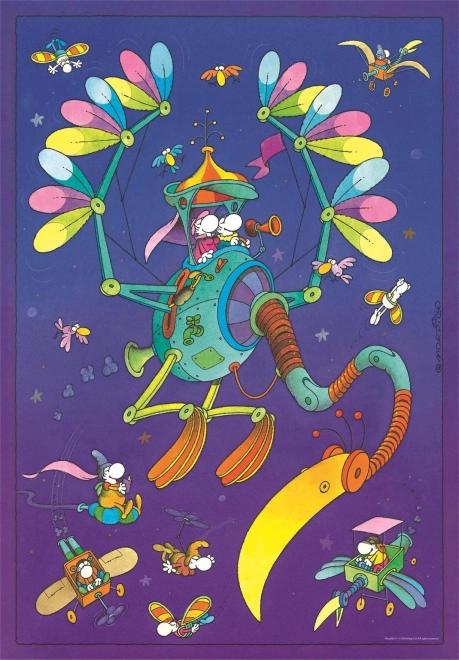 Puzzle Mordillo: Reise 500 Teile