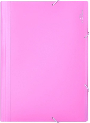Dokumentenmappe mit Gummiband A4, 13 Fächer, pastellrosa