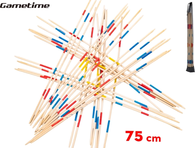 Gametime Mega Mikado 75 cm – Holz-Familienspiel