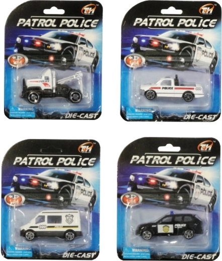 Metall-Kunststoff Polizeiauto