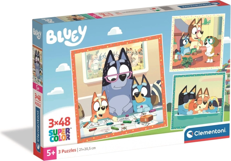Puzzle BLUEY 3×48 Teile