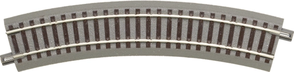 Roco geoLINE Bogenweiche R2 mit Bettung