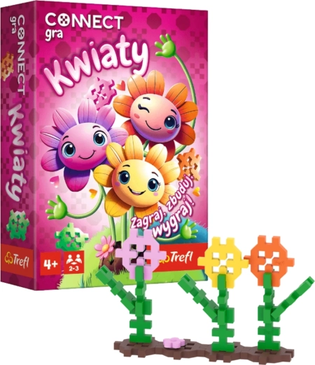 Brettspiel Connect Kwiaty von TREFL