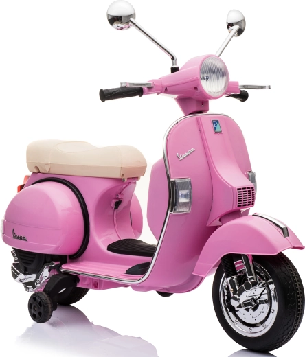 Elektrischer Kinderroller Vespa PX150 rosa