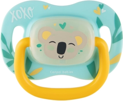 Canpol babies Schnuller Silikon symmetrisch 6–18 M – Koala