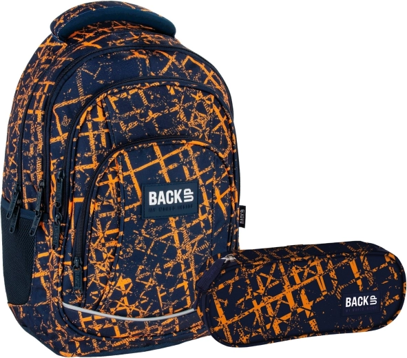 Schulset BackUP Edge 2-in-1 – Rucksack und ausgestattetes Federmäppchen