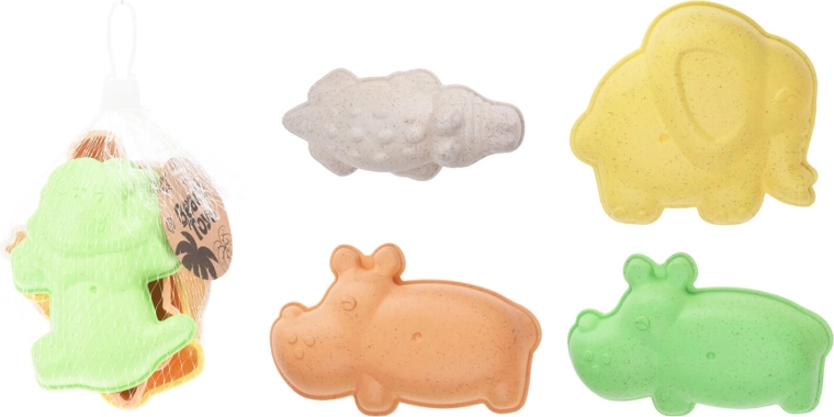 Sandformen Wilde Tiere – Set mit 4 Stück