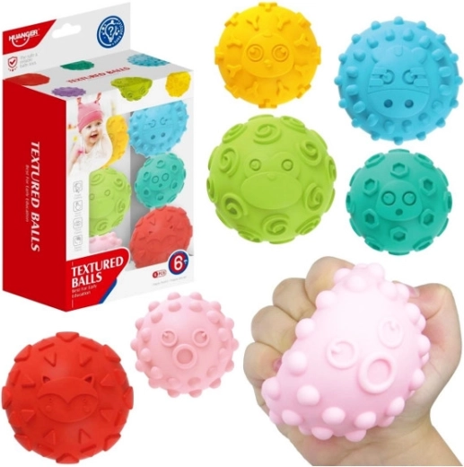 Weiche sensorische Bälle – Set 6 Stk.