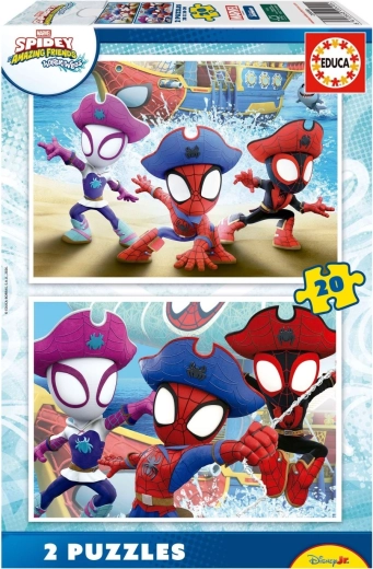 Educa Puzzle Spidey und seine Super-Freunde 2x20 Teile