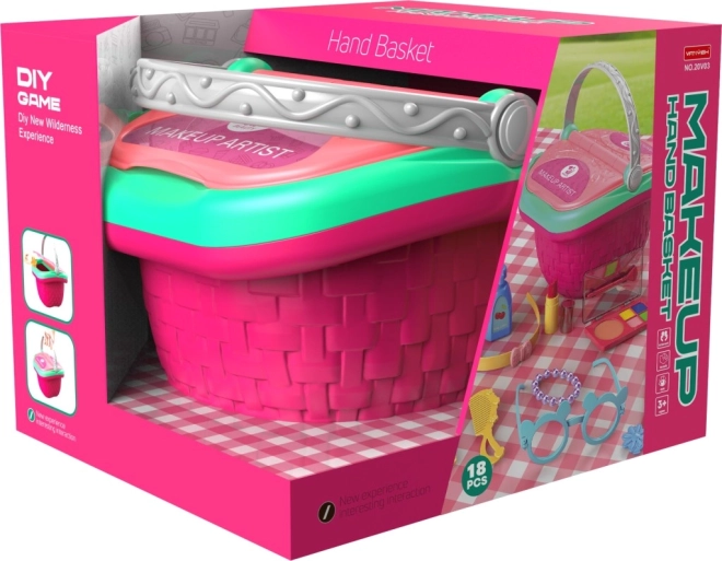 Spielset Make-up-Körbchen für kleine Stylistinnen