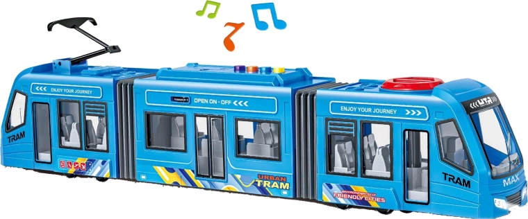 Straßenbahn mit Effekten 42 cm