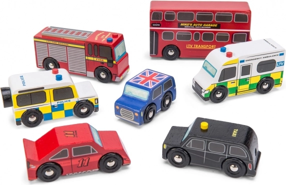 Le Toy Van Londoner Holzauto-Set