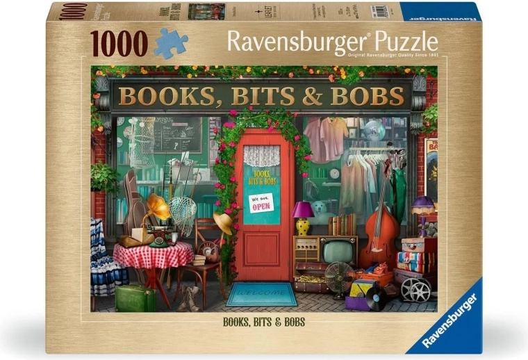 Ravensburger Puzzle „Bücher, Kleinigkeiten und kleine Dinge“ 1000 Teile
