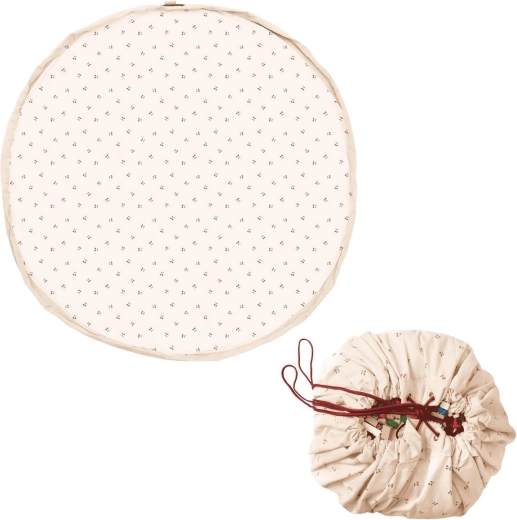 Play&Go Noomad original Spieldecke und Spielzeugsack cherry cherry