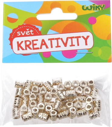 Goldene Perlen 5x7 mm