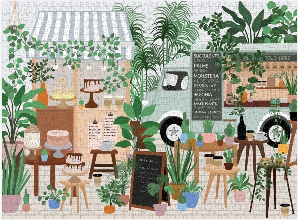 Puzzle Botanisches Café 1000 Teile GALISON