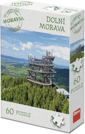 Dino Puzzle – Touristische Edition Mähren: Dolní Morava, 60 Teile