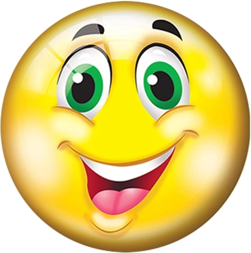 Kinderball mit lächelndem Gesicht 23 cm