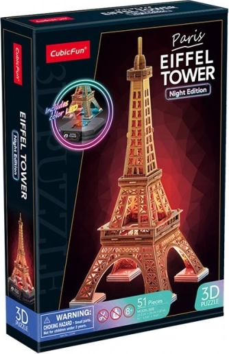 Puzzle 3D LED Nachtedition: Eiffelturm