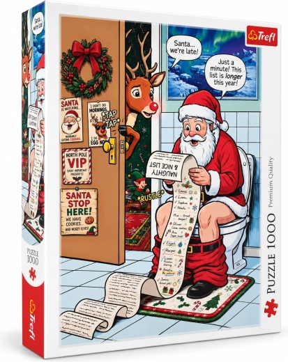 Trefl Puzzle Santas Moment der Ruhe, 1000 Teile