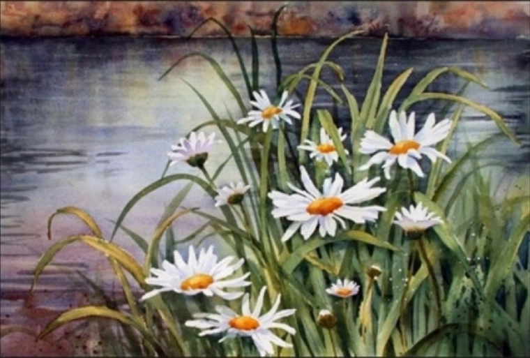 Norimpex Malen nach Zahlen Blumen 40 × 50 cm