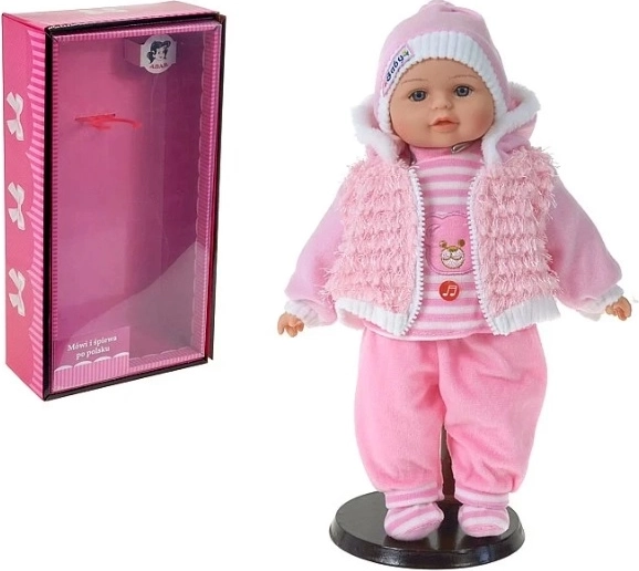 Sprechpuppe mit Sound in tschechischer Verpackung