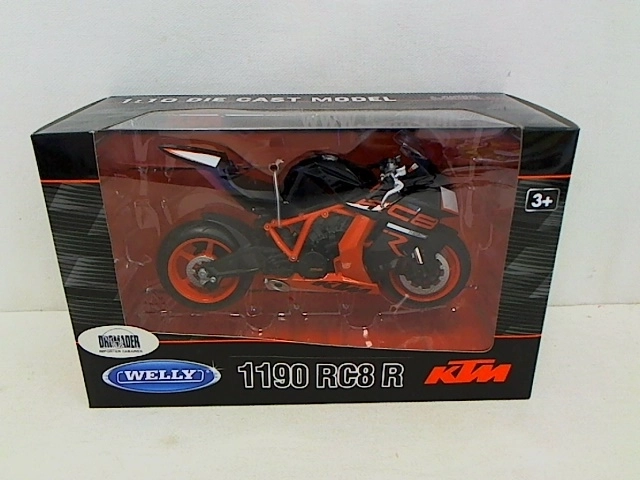 Sammlermodell Motorrad Welly KTM 1190 RC8 R 1:10