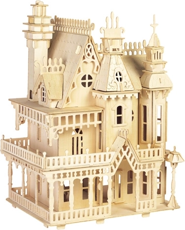 Woodcraft Holz-3D-Puzzle – Villa