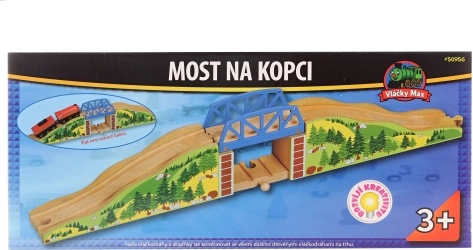 Züge Max Hügelbrücke für Holz-Eisenbahnschienen