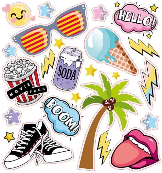 Bügelsticker Wochenende