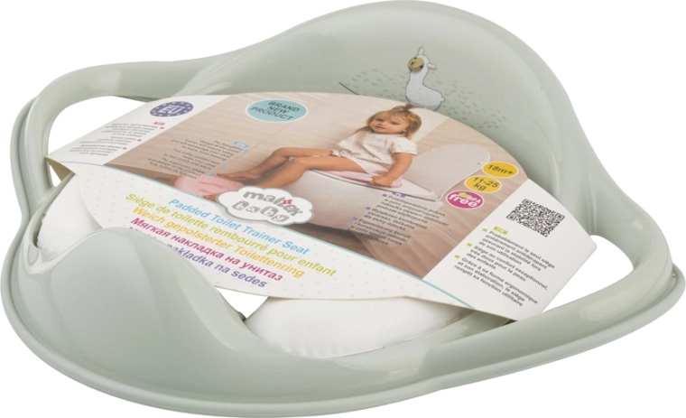 Maltex weiche WC-Reduktion mit Griffen Lama Minimal – Salbeigrün