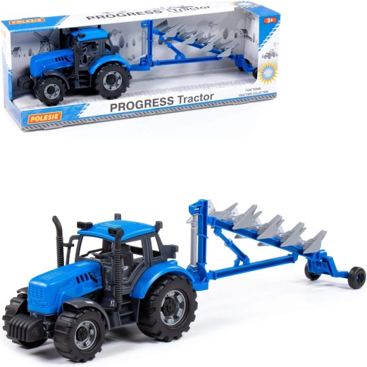 Kindertraktor Progress mit Pflug