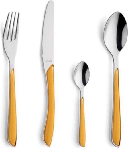 Amefa Éclat Besteckset 24-tlg. Gelb