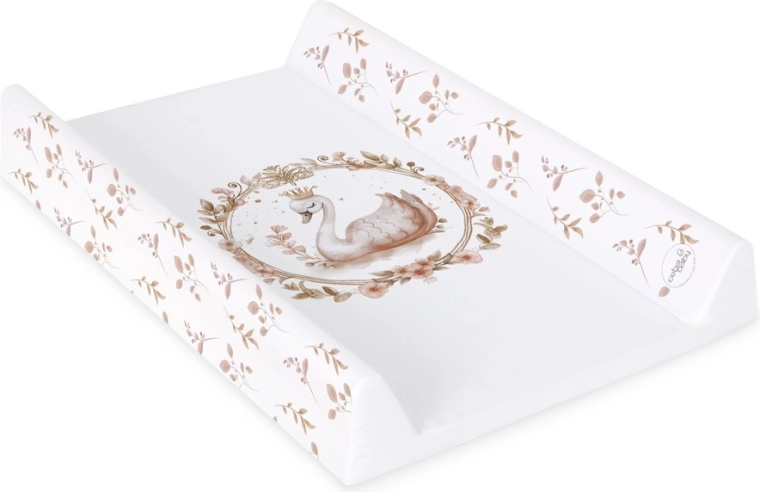 Ceba Baby Wickelauflage für das Babybett mit fester Platte 50 × 70 cm Basic Glamour Style