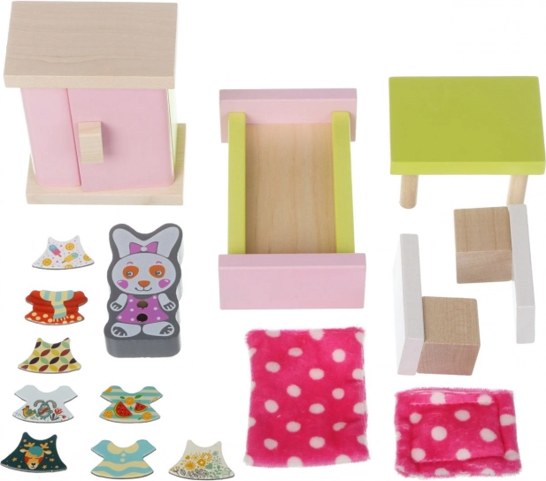 Holzmöbel für Puppen Kinderzimmer