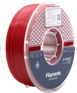 ABS-Filament High Speed 1,75 mm, rot, 1 kg
