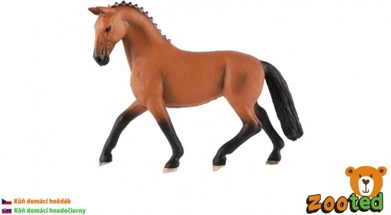 Realistisches Plastikmodell eines Braunen 13 cm