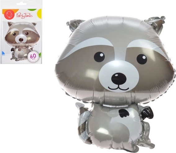 Folienballon Waschbär – Waldtier, 60 cm