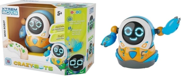 Xtrem Bots Crazybots Mini-Roboter Roll