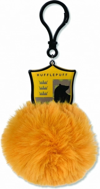Pom-Pom-Schlüsselanhänger Hufflepuff