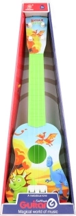 Kinder-Gitarre mit Dinosauriern