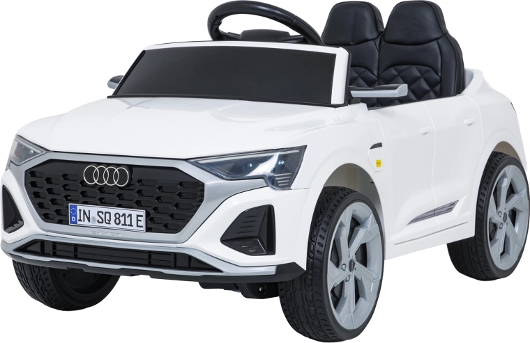Elektrisches Kinderauto Audi SQ8 mit Fernbedienung, weiß