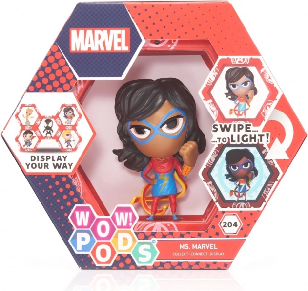 WOW PODS Marvel – Captain Marvel leuchtende Sammlerfigur